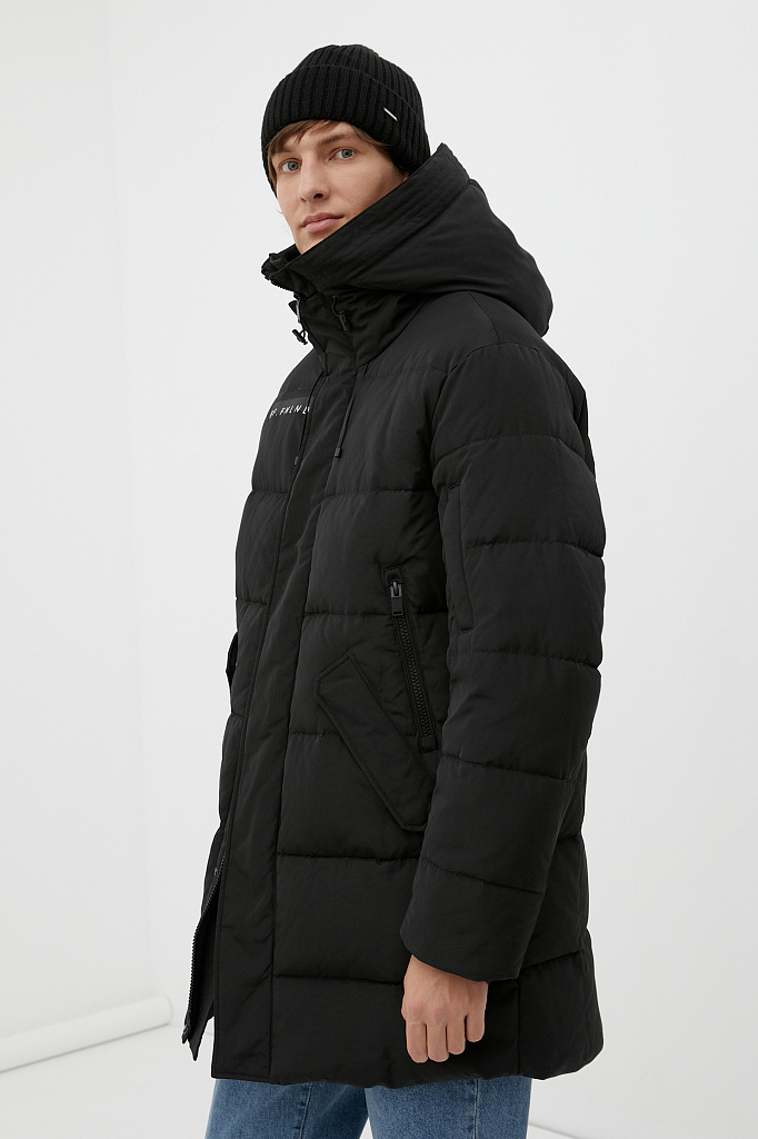 Куртка мужская Finn Flare FWB21069 черная 3XL