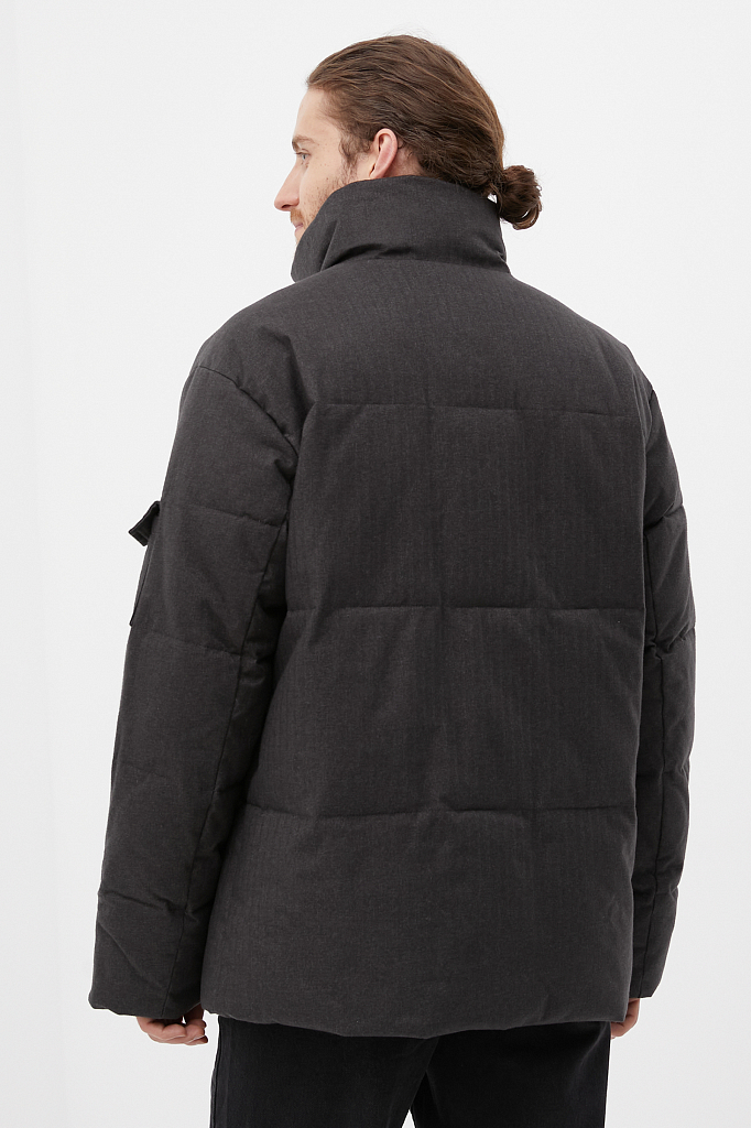 Куртка мужская Finn Flare FWB21013 серая 3XL