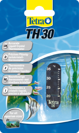 Термометр для аквариума Tetra LCD TH30 от 20 до 30 градусов, на клеевой основе