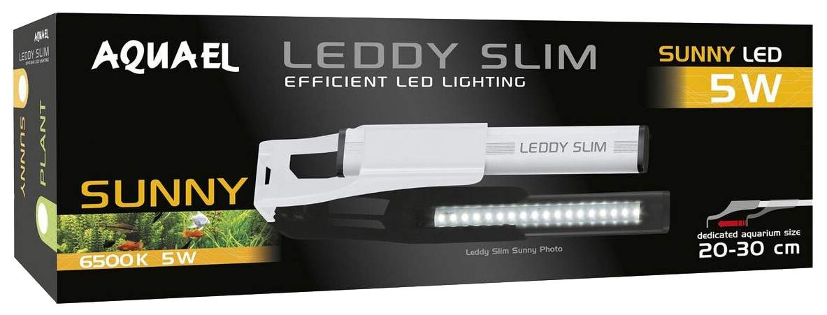 Светильник для аквариума Aquael Leddy Slim Sunny, 5 Вт, 6500 К, 21 см