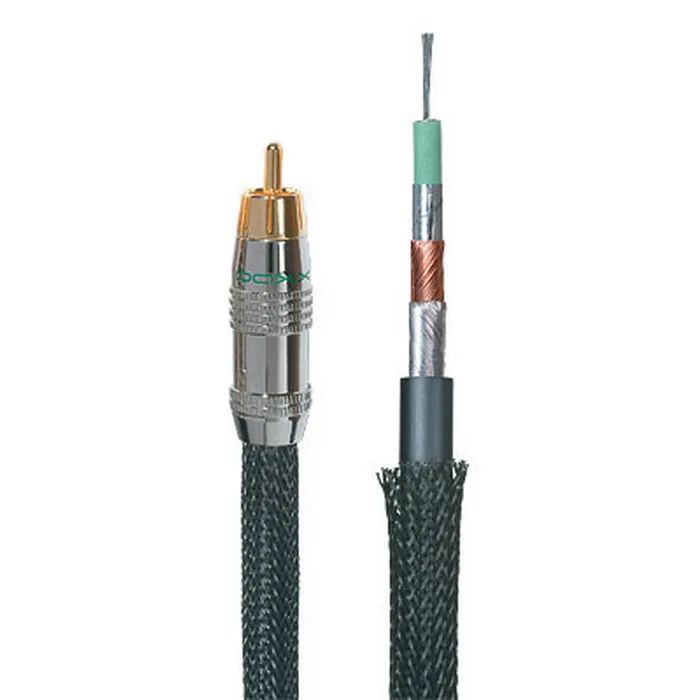 Кабель коаксиальный S/PDIF RCA-RCA Daxx W93-35 с посеребренными жилами ...