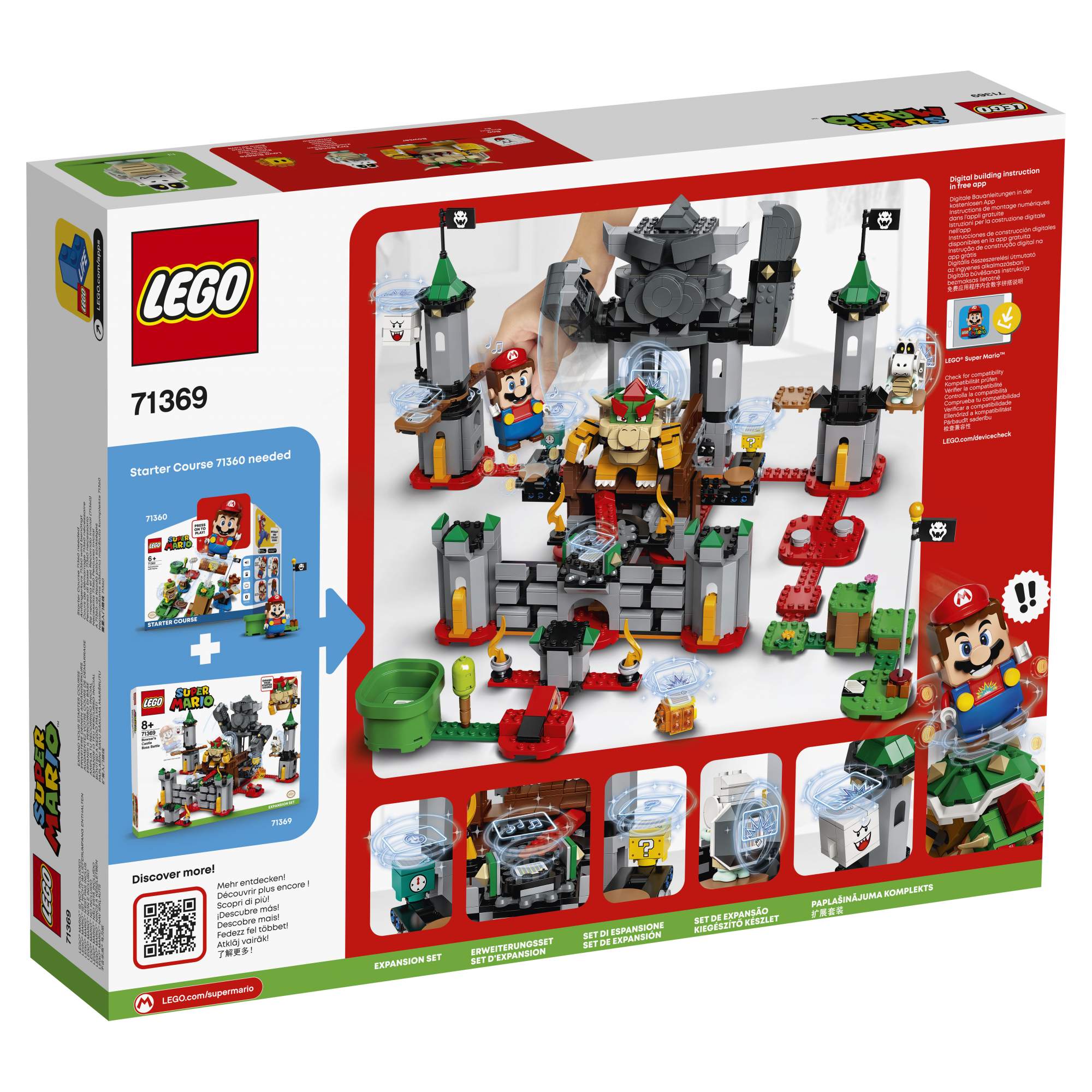Конструктор LEGO Super Mario 71369 Решающая битва в замке Боузера Дополнительный набор