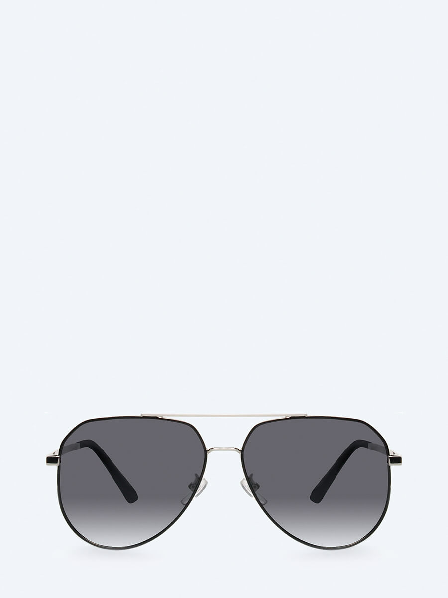 Солнезащитные очки мужские Vitacci EV24079-1 серебряные - купить в Москве, цены на Мегамаркет | 100065834603