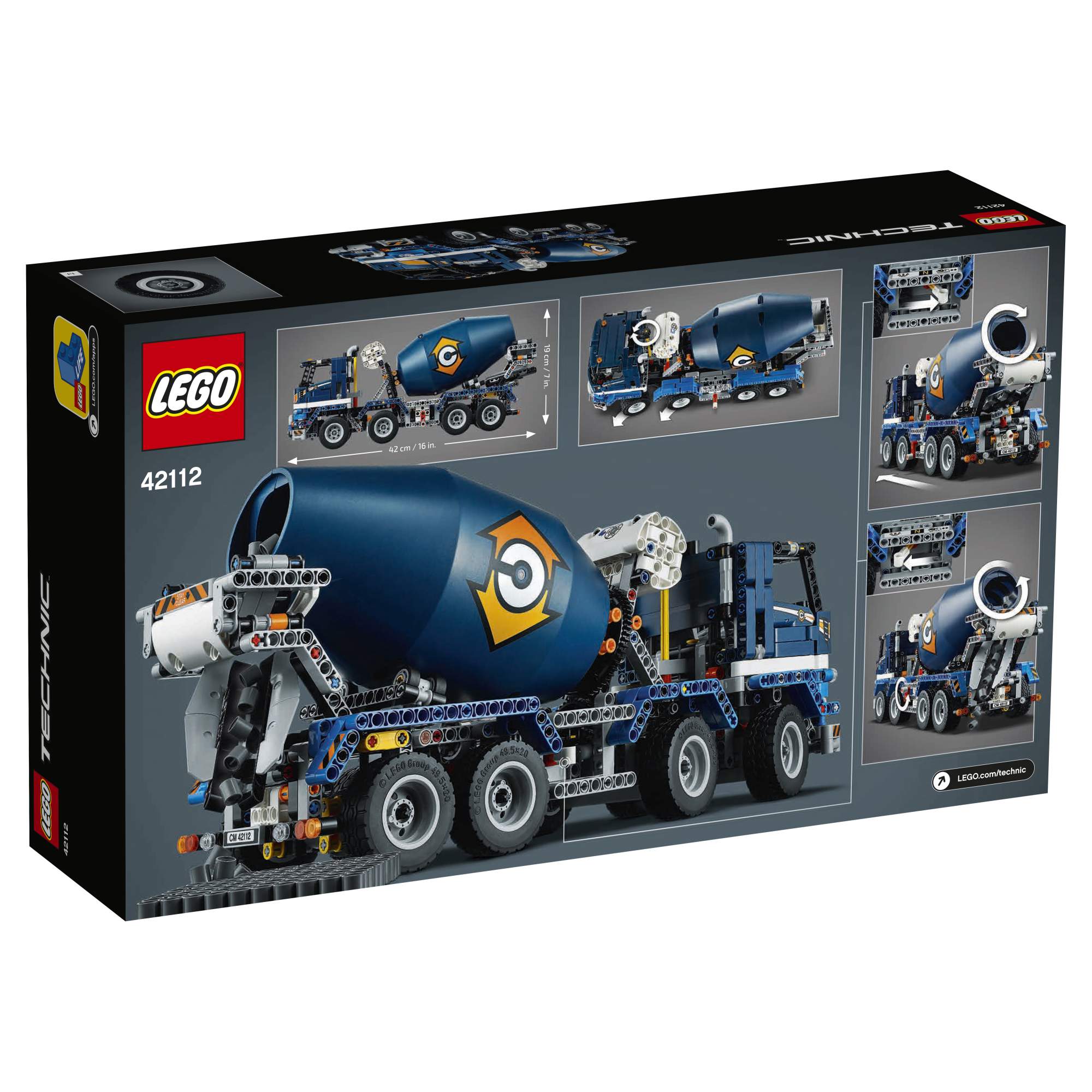 Конструктор LEGO Technic 42112 Бетономешалка - купить в Shop-device, цена  на Мегамаркет