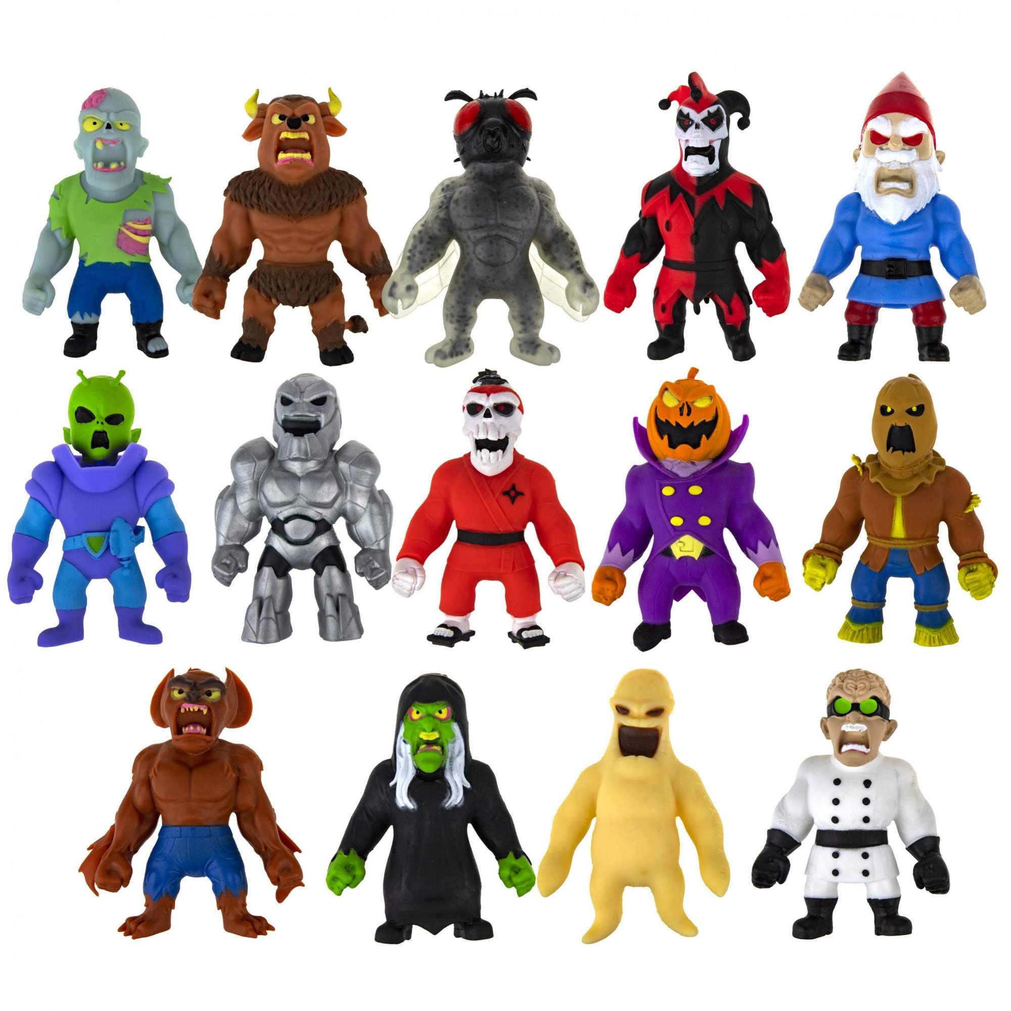 Купить тянущаяся фигурка 1toy Monster Flex 5 серия Безумный Ученый, цены на  Мегамаркет