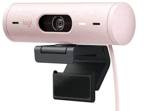 Web-камера Logitech Brio 500 pink, купить в Москве, цены в интернет-магазинах на Мегамаркет