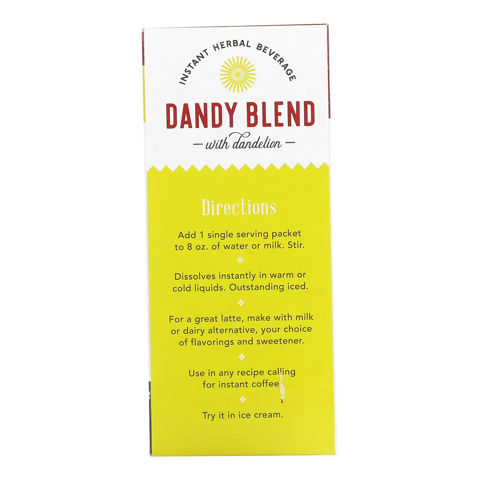 Растворимый травяной напиток Dandy Blend с одуванчиком без кофеина, 25  пакетиков - купить в Умные игры, цена на Мегамаркет