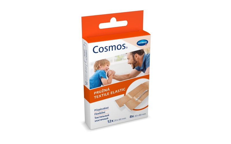 Пластырь Cosmos textil elastic эластичный бежевый 2 размера 20 шт. - купить в ВкусВилл Гипермаркет - СберМаркет, цена на Мегамаркет