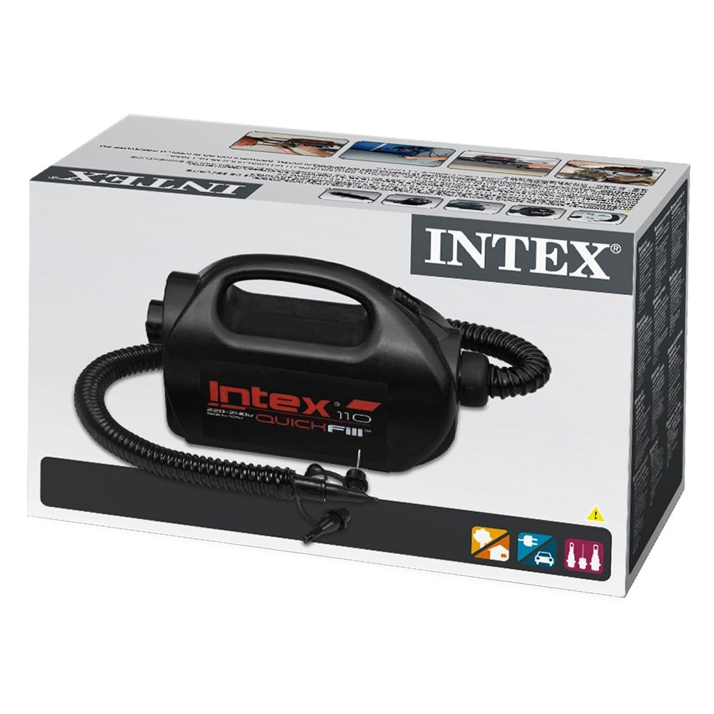 Intex fast fill матрас