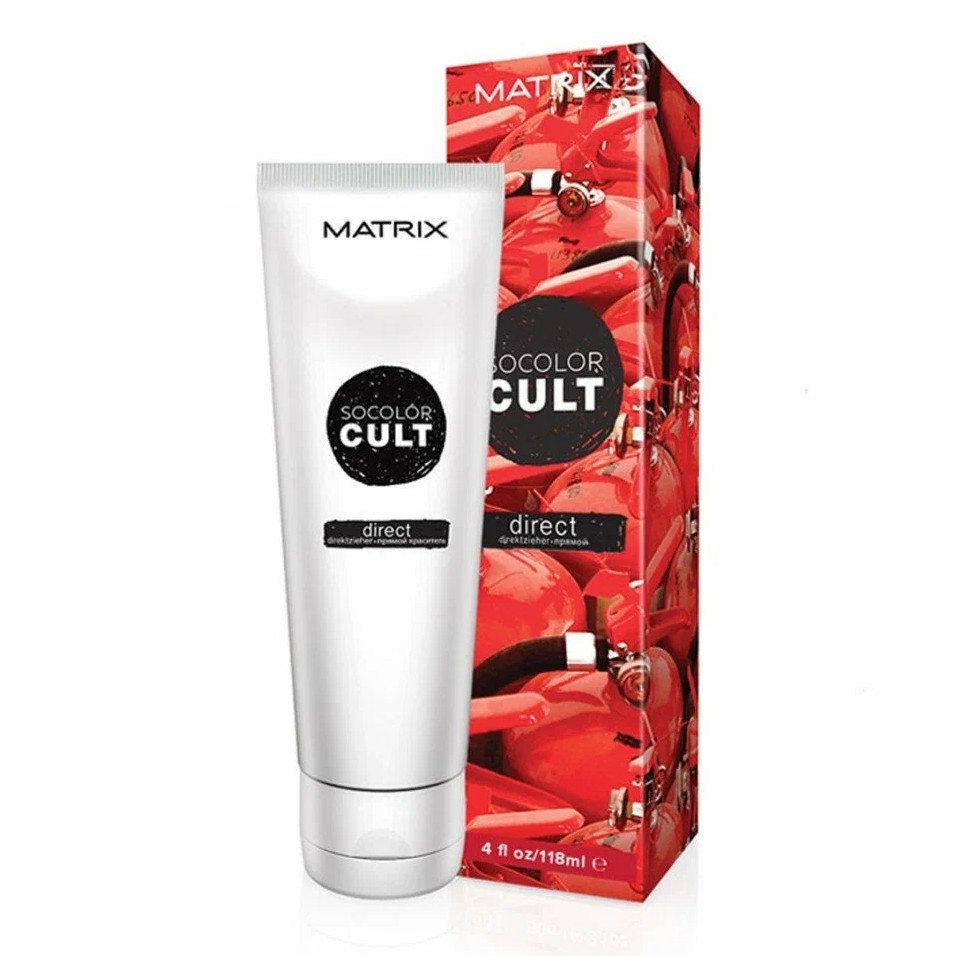 Краситель прямого действия Matrix Socolor Cult Red Hot Страстный красный  118 мл - отзывы покупателей на Мегамаркет