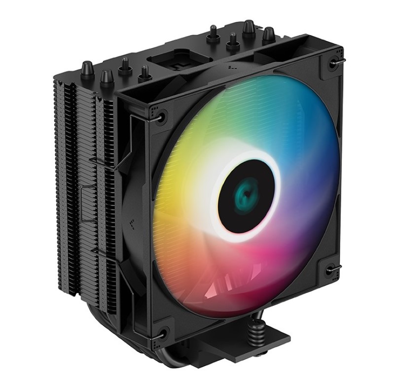 Кулер для процессора DEEPCOOL AG400 BK ARGB (R-AG400-BKANMC-G-2), купить в Москве, цены в интернет-магазинах на Мегамаркет