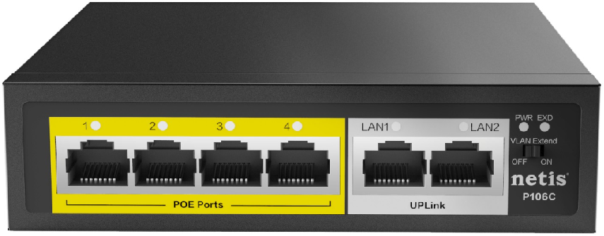 Коммутатор NETIS P106C, купить в Москве, цены в интернет-магазинах на Мегамаркет