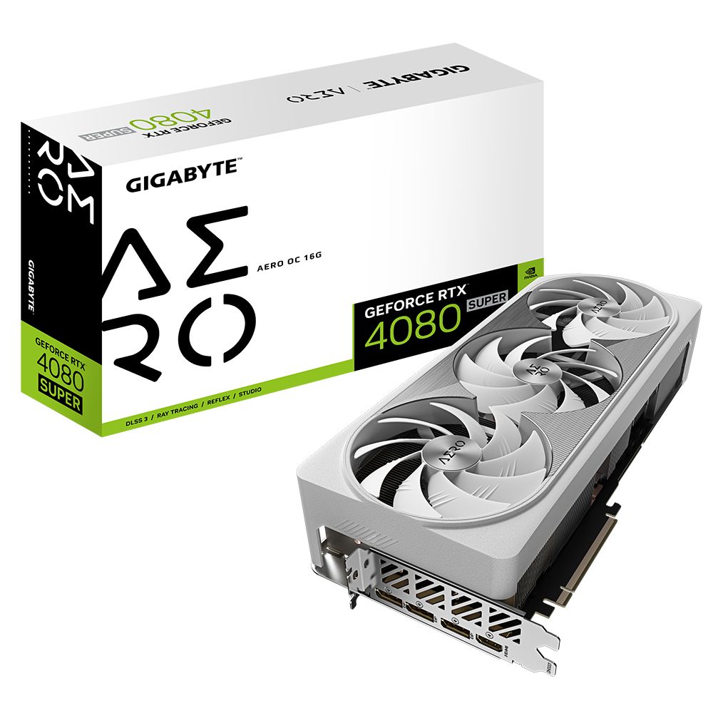 Видеокарта Gigabyte RTX4080 SUPER AERO OC 16GB RTL, купить в Москве, цены в интернет-магазинах на Мегамаркет