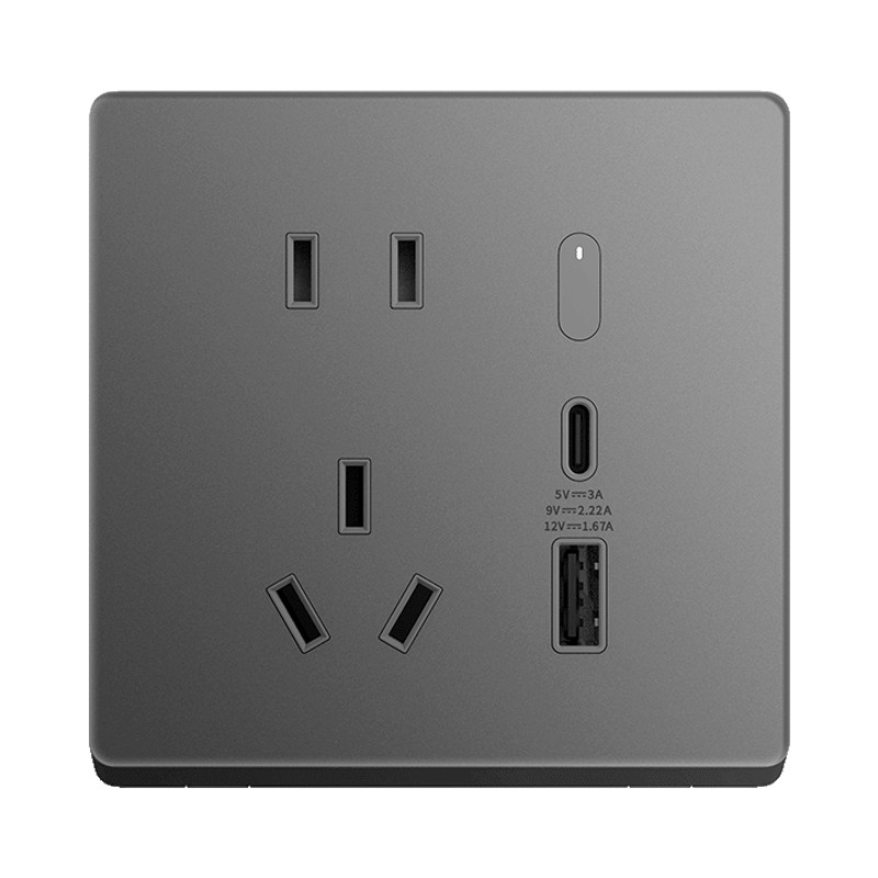 Умная розетка Xiaomi Smart Wall Socket Pro Space Gray XMZNC01LM CN – купить в Москве, цены в интернет-магазинах на Мегамаркет