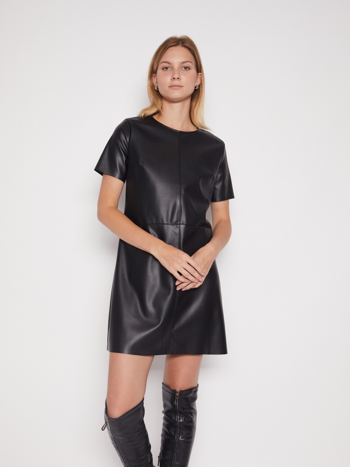 Платье женское Zolla 022118139111 черное XL