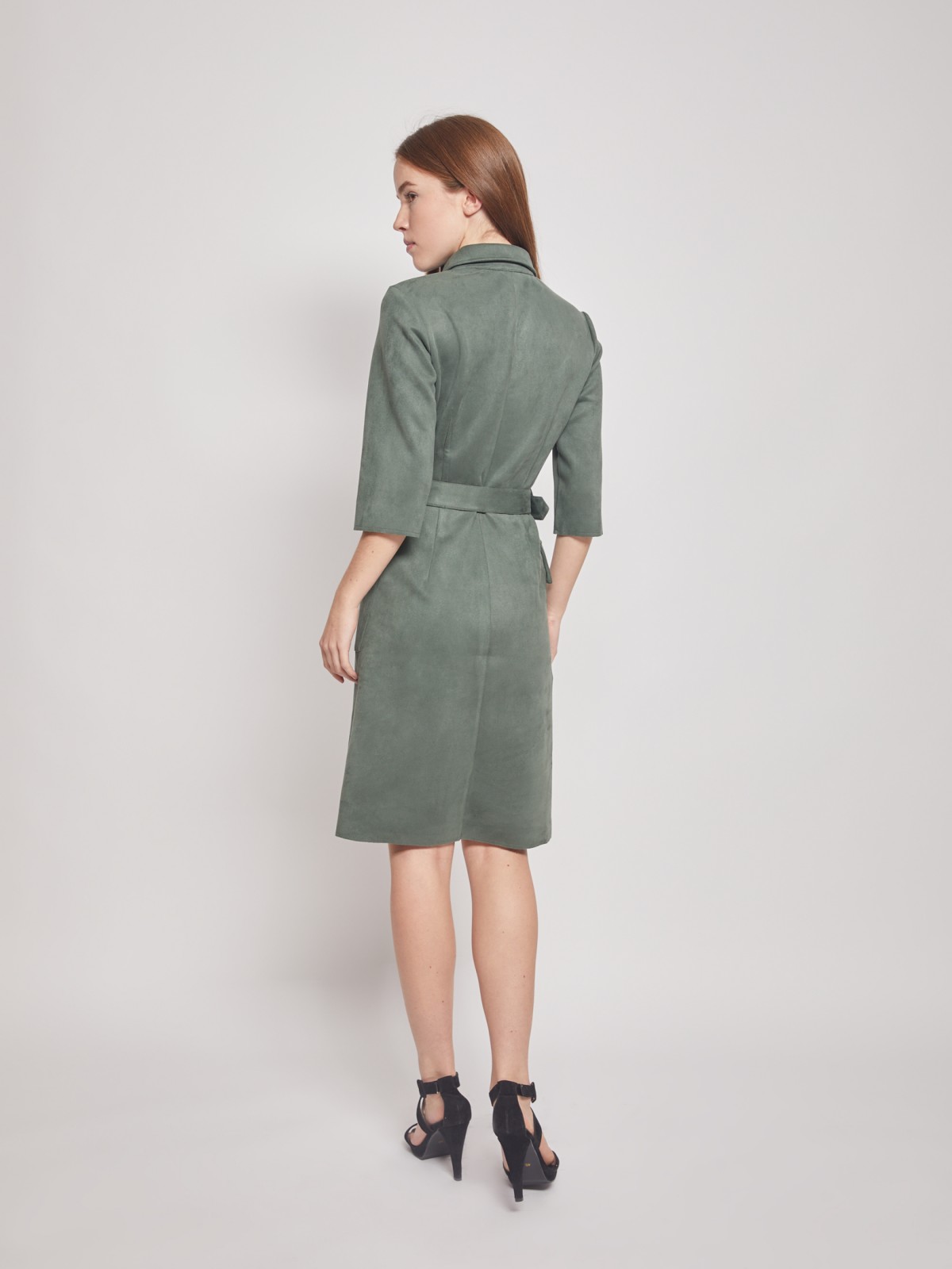 Платье женское Zolla 022118139163 зеленое XL