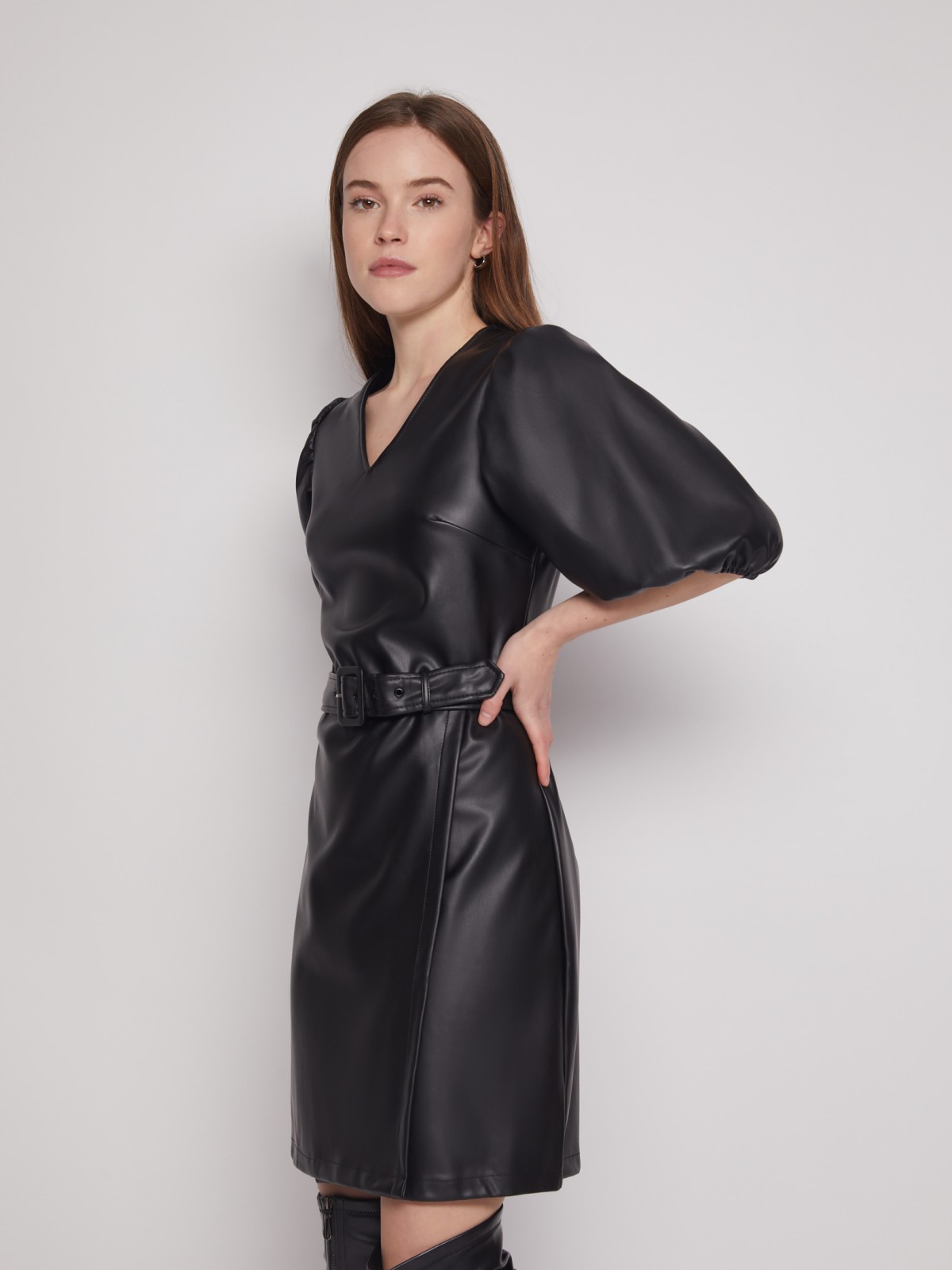 Платье женское Zolla 022118139231 черное XL