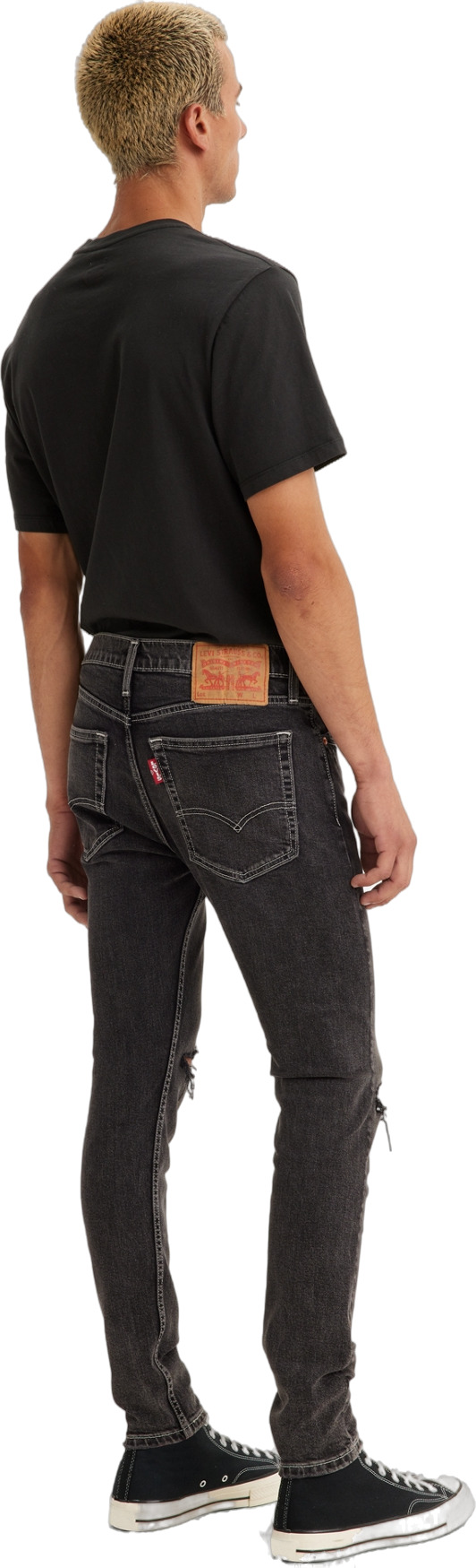 Джинсы мужские Levi's Men 519 Extreme Skinny Hi-ball Jeans серые 50 RU ...