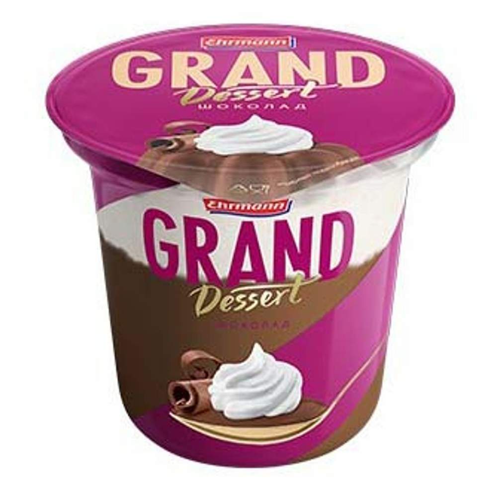 Пудинг Ehrmann Grand Dessert шоколад-взбитые сливки 5,2% БЗМЖ 200 г