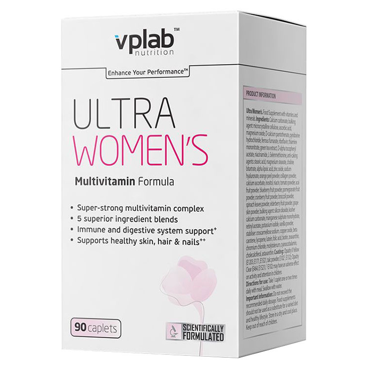 Витаминно-минеральный комплекс VPLab Ultra Women's 90 таблеток