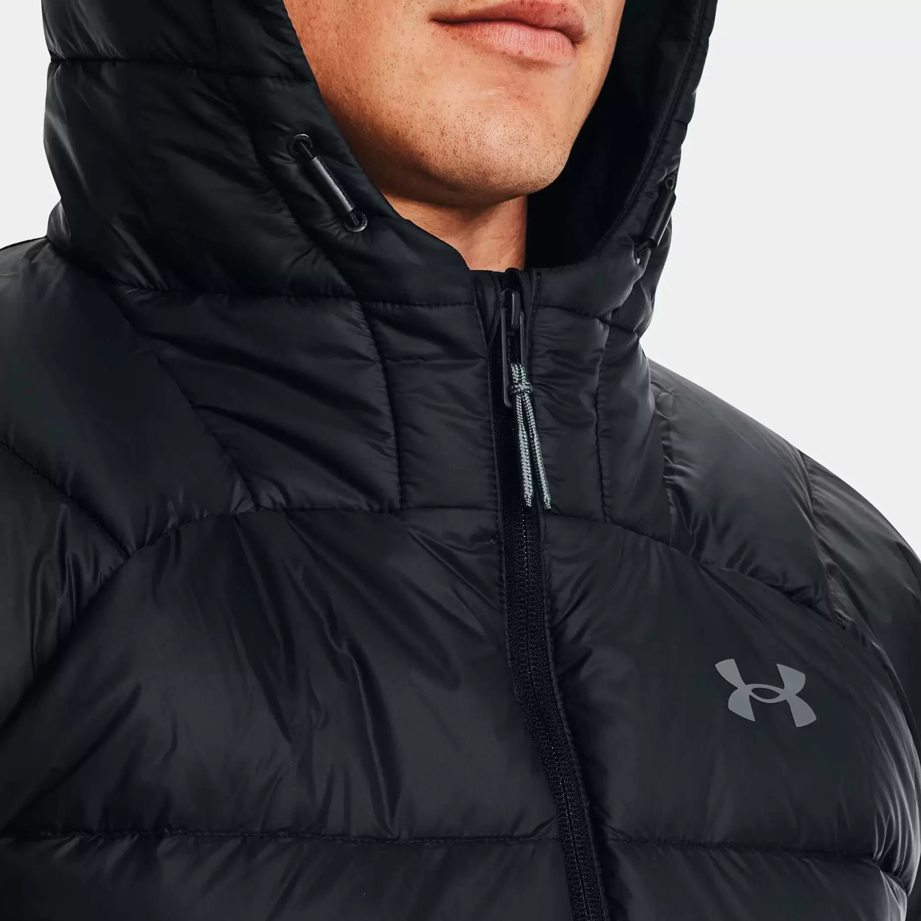 Under armour зимняя куртка. Under Armour пуховик мужской длинный.