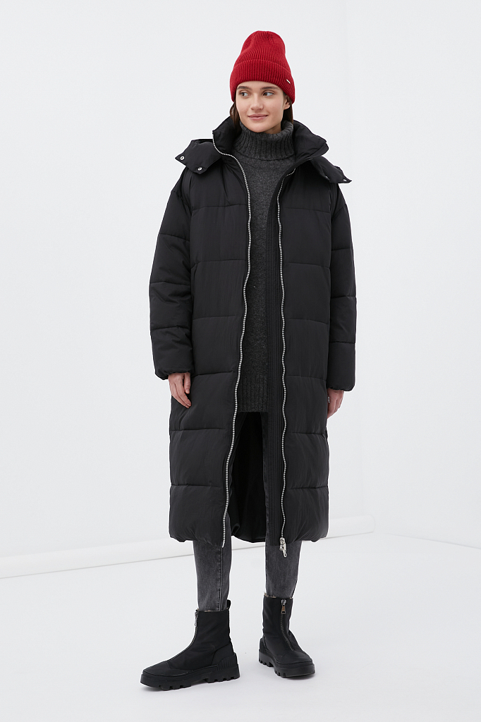 Пальто женское Finn Flare FWB11002 черное S