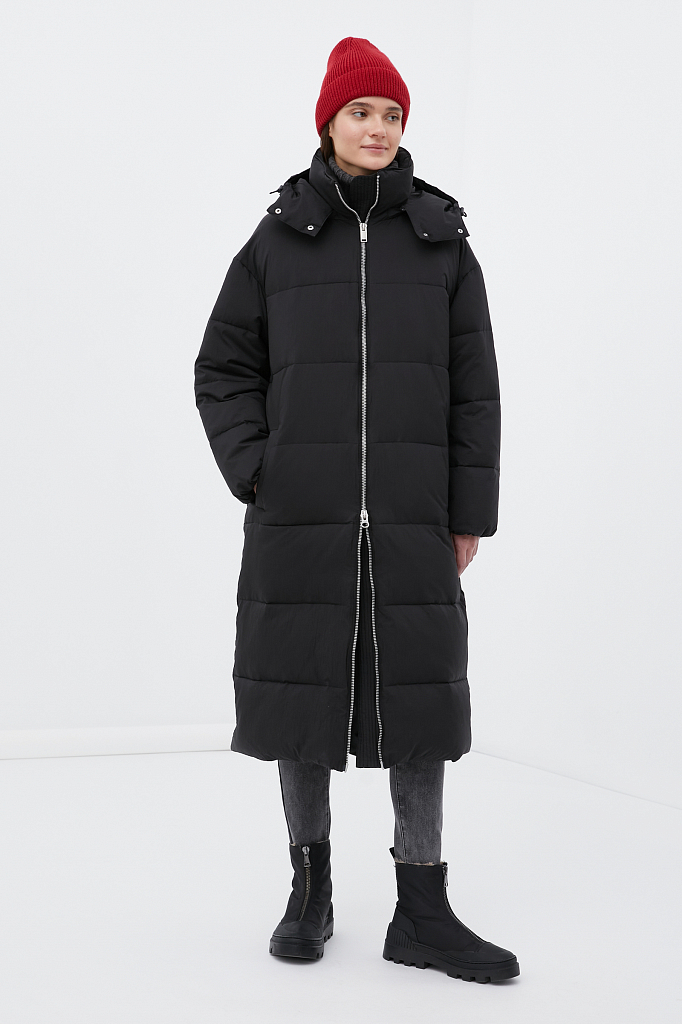 Пальто женское Finn Flare FWB11002 черное L