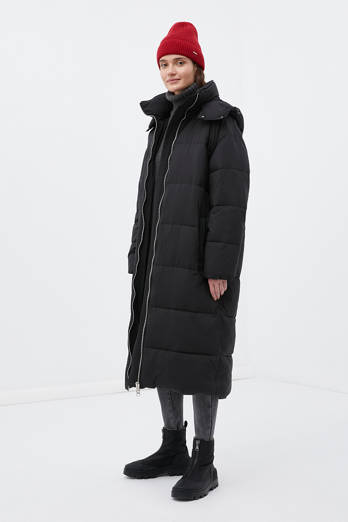 Пальто женское Finn Flare FWB11002 черное L