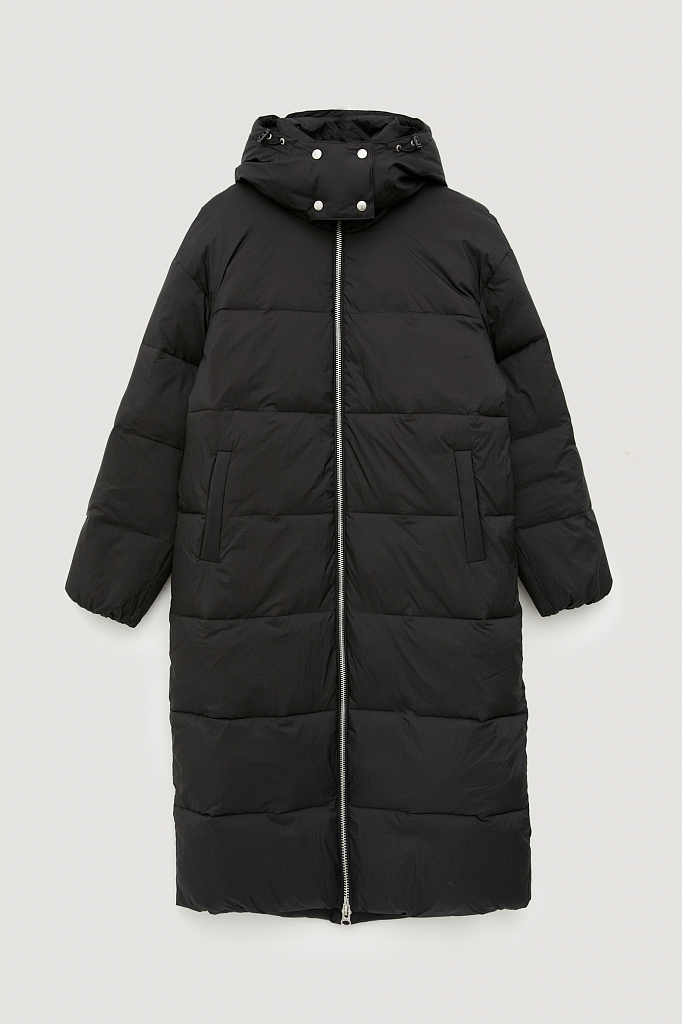 Пальто женское Finn Flare FWB11002 черное XS