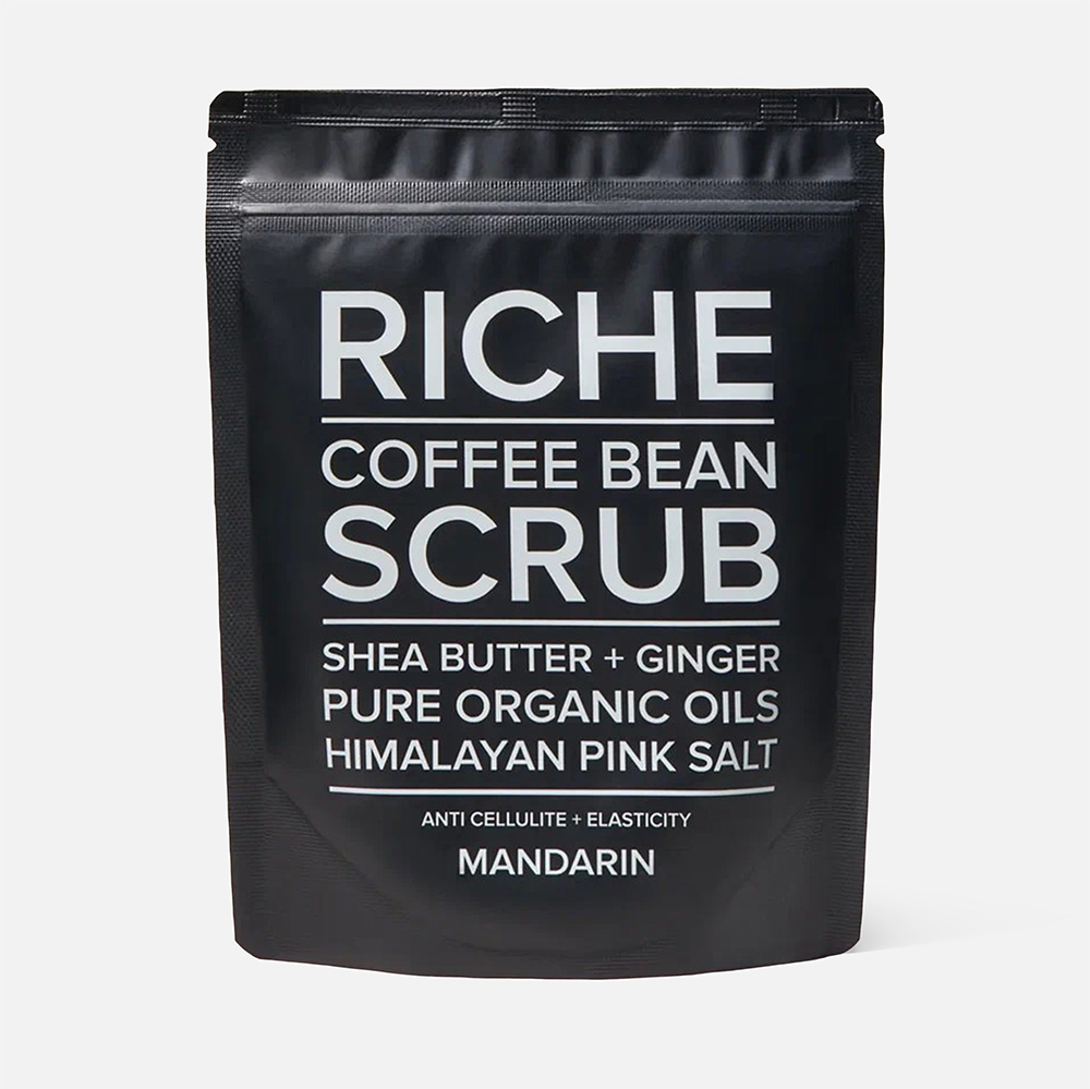 Купить скраб для тела Riche Coffee Bean Scrub Mandarin 250 г, цены на  Мегамаркет | Артикул: 100024357639