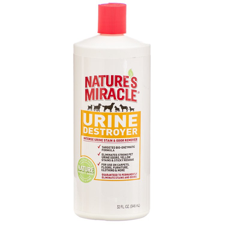 Уничтожитель пятен, запахов и осадка от мочи кошек Nature’s Miracle Urine Destroyer, 945мл