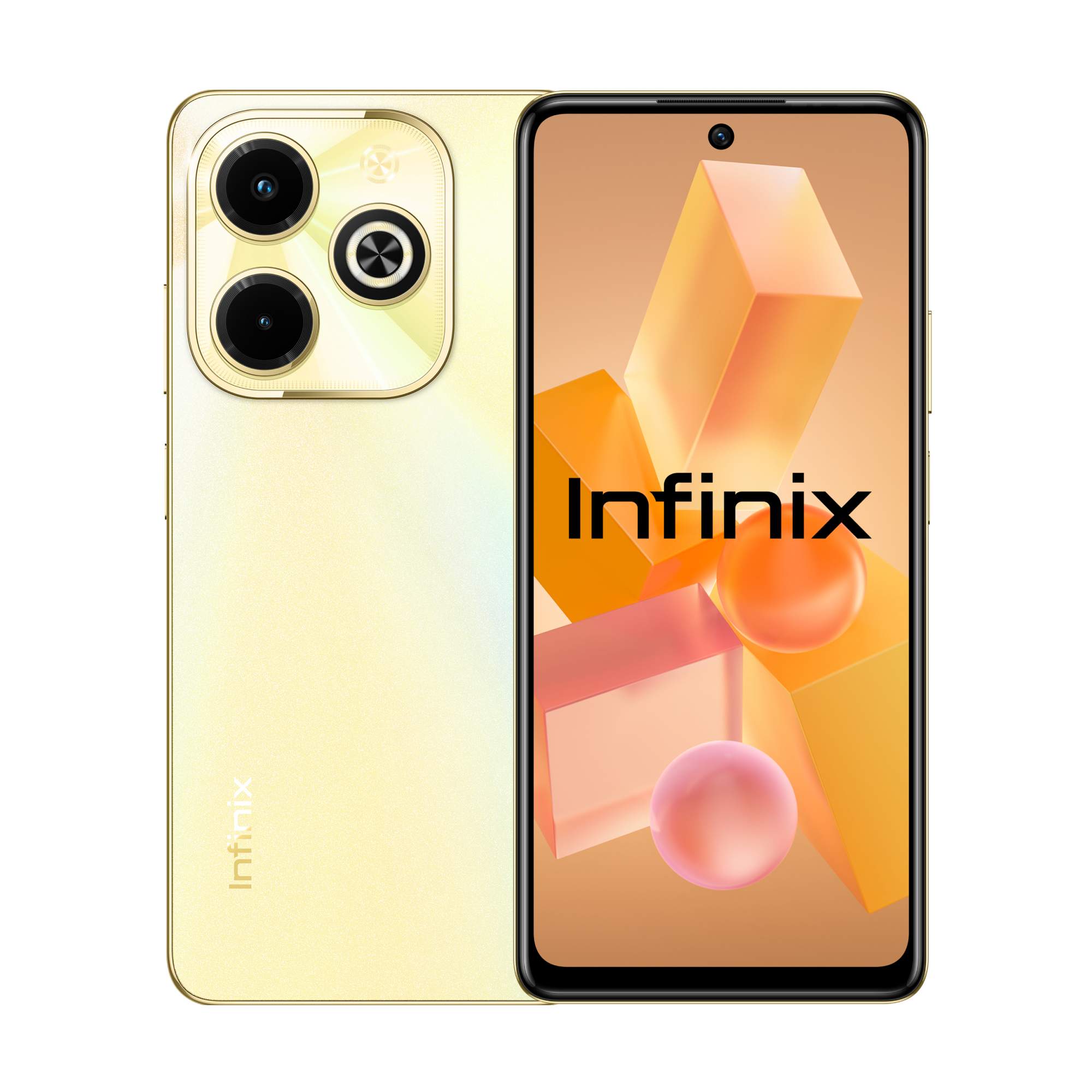 Смартфон Infinix Hot 40i 4/128 GB Horizon Gold - характеристики и описание  на Мегамаркет | 100063054518