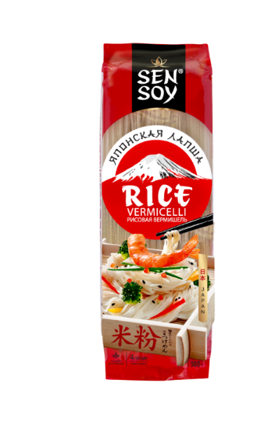 Купить лапша рисовая Sen Soy rice vermicelli premium 300 г, цены на Мегамаркет | Артикул: 100023381630