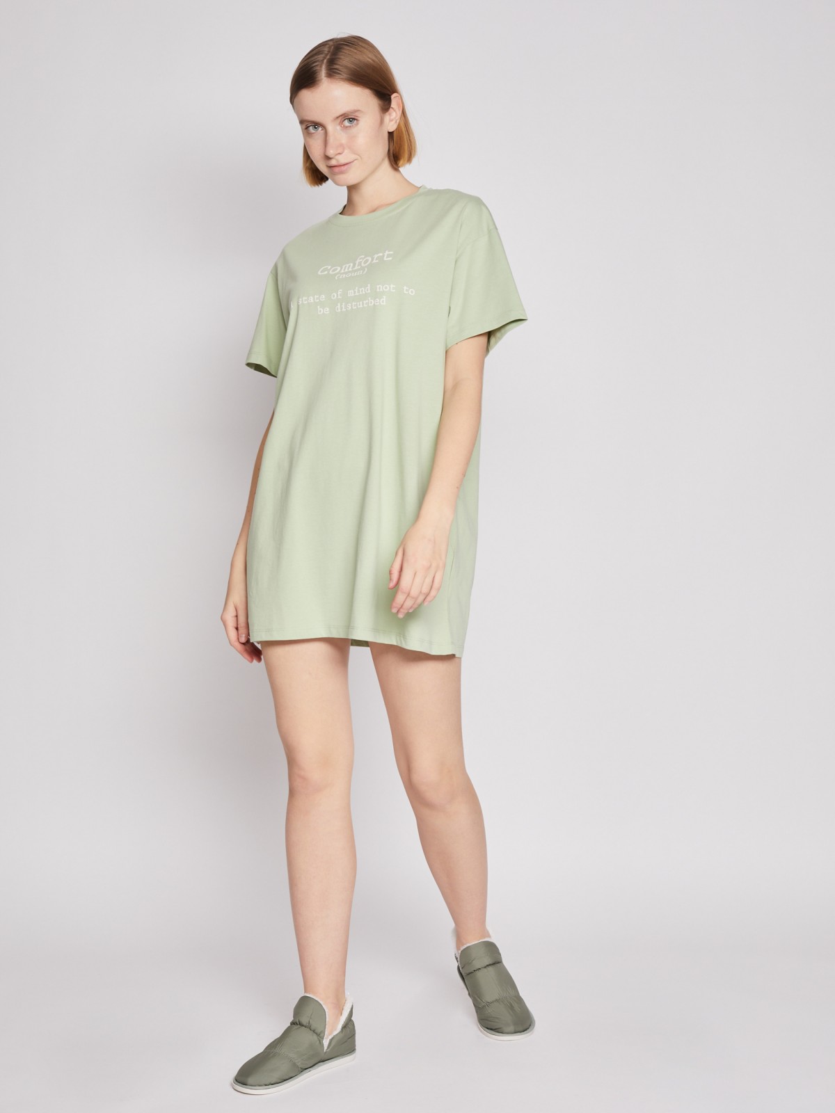 Платье женское Zolla 62213811U011 зеленое XL