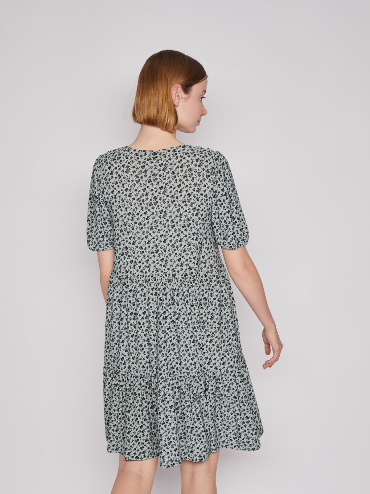 Платье женское Zolla 022138157092 зеленое XL