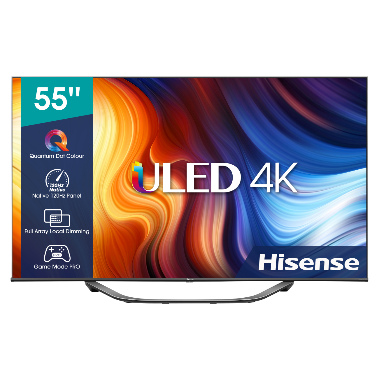 Телевизор HISENSE 55U7HQ, 55"(140 см), UHD 4K, купить в Москве, цены в интернет-магазинах на Мегамаркет