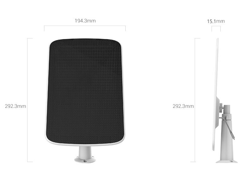 Солнечная панель для камер EZVIZ CS-CMT-Solar Panel-C купить в интернет-магазине, цены на Мегамаркет