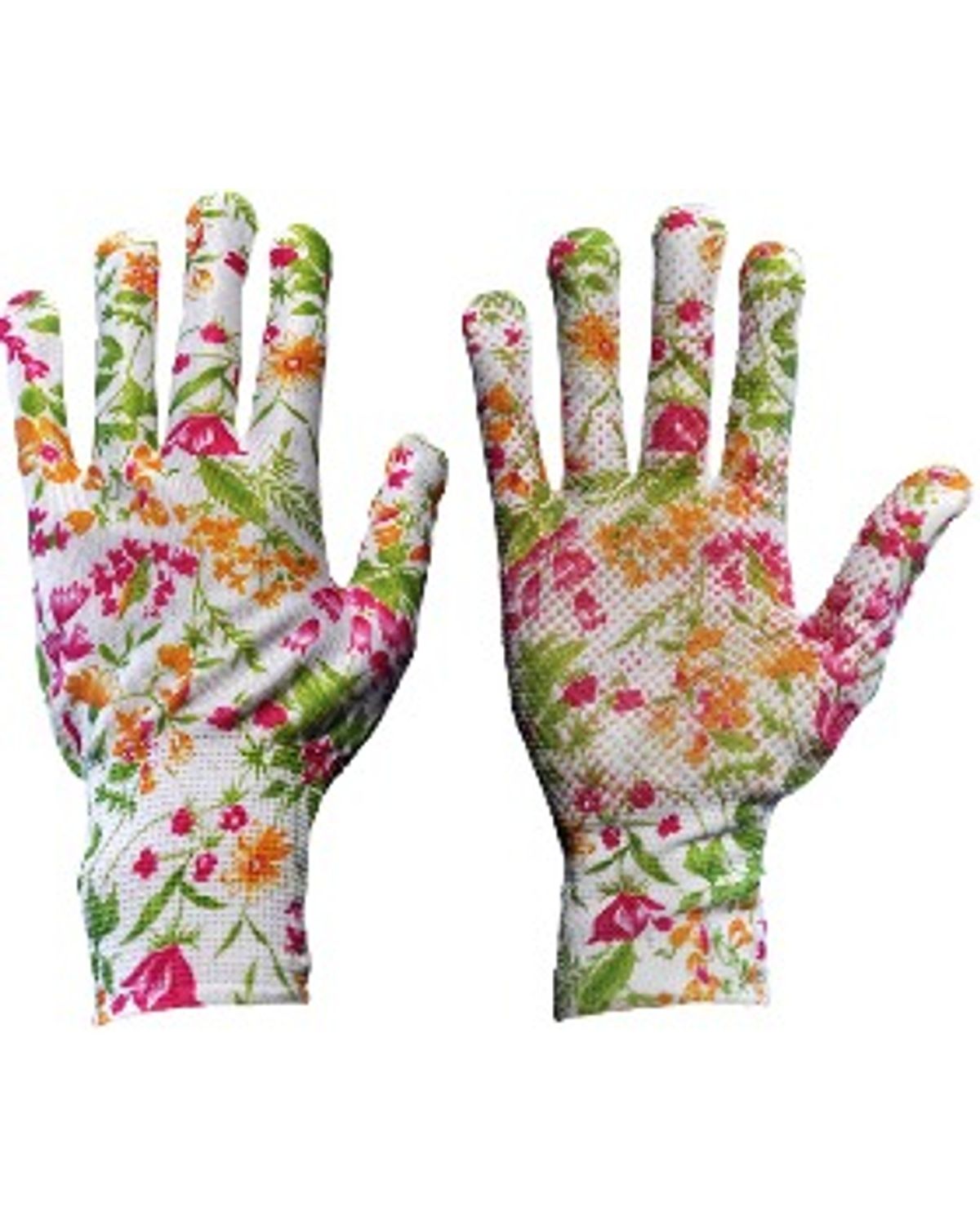 Садовые перчатки Русский огород 16800 цветочные размер XL