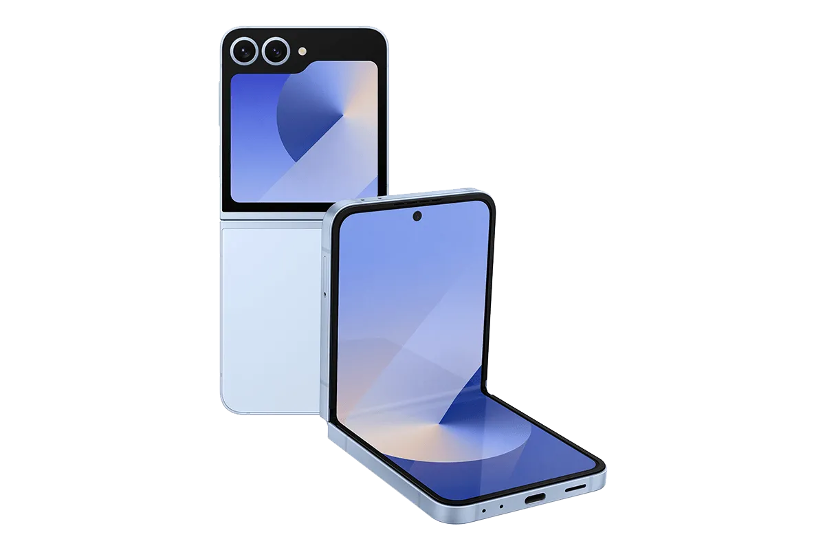 Смартфон Samsung Galaxy Z Flip 6 blue (SM-F741BLBGSKZ), купить в Москве, цены в интернет-магазинах на Мегамаркет