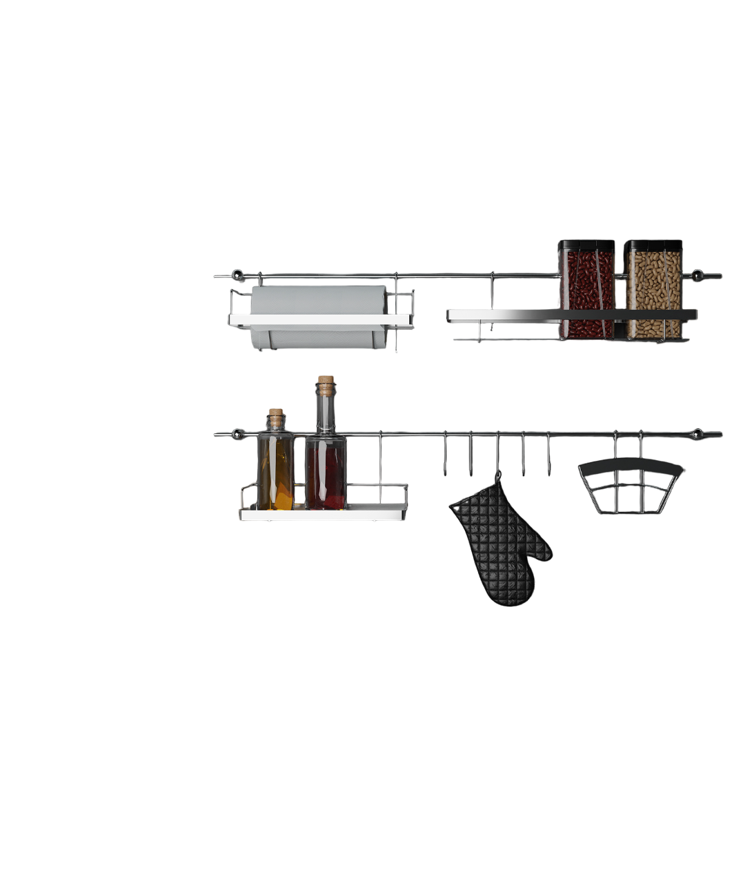  система для кухни Доляна: базовый набор, 16 предметов .