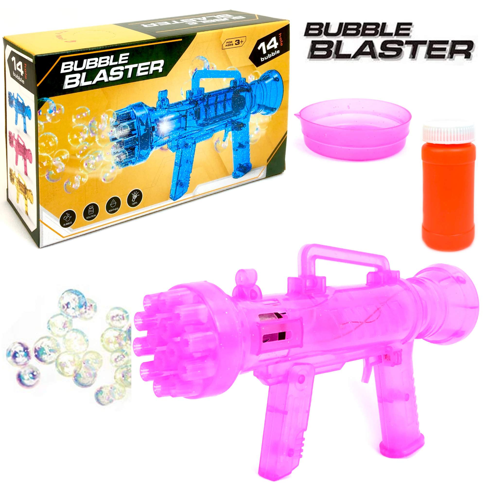 Пистолет для мыльных пузырей Water Game Bubble Blaster 110574 – купить в  Москве, цены в интернет-магазинах на Мегамаркет