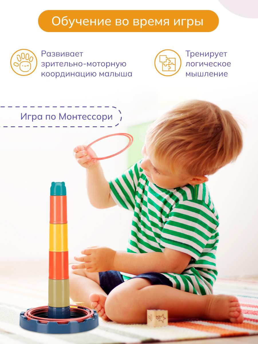 Отзывы о пирамидка SOLMAX KIDS 2в1 кольцеброс для малышей, 14 предметов  SM06967 - отзывы покупателей на Мегамаркет | пирамидки для детей SM06967 -  600006610811