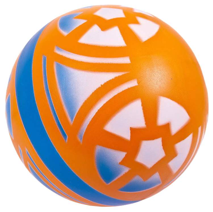 Мяч Джампа Василек, окрашенный по трафарету, 20 см