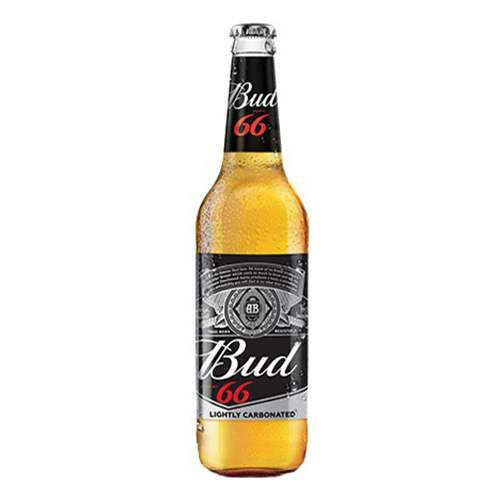 Пиво Bud 66 светлое фильтрованное пастеризованное 4,3% 0,44 л - купить в ВинЛаб, цена на Мегамаркет