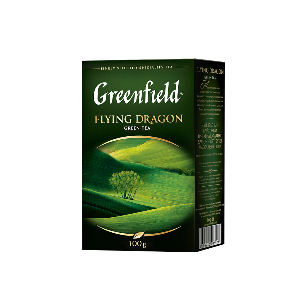Чай зеленый листовой Greenfield Flying Dragon 100 г