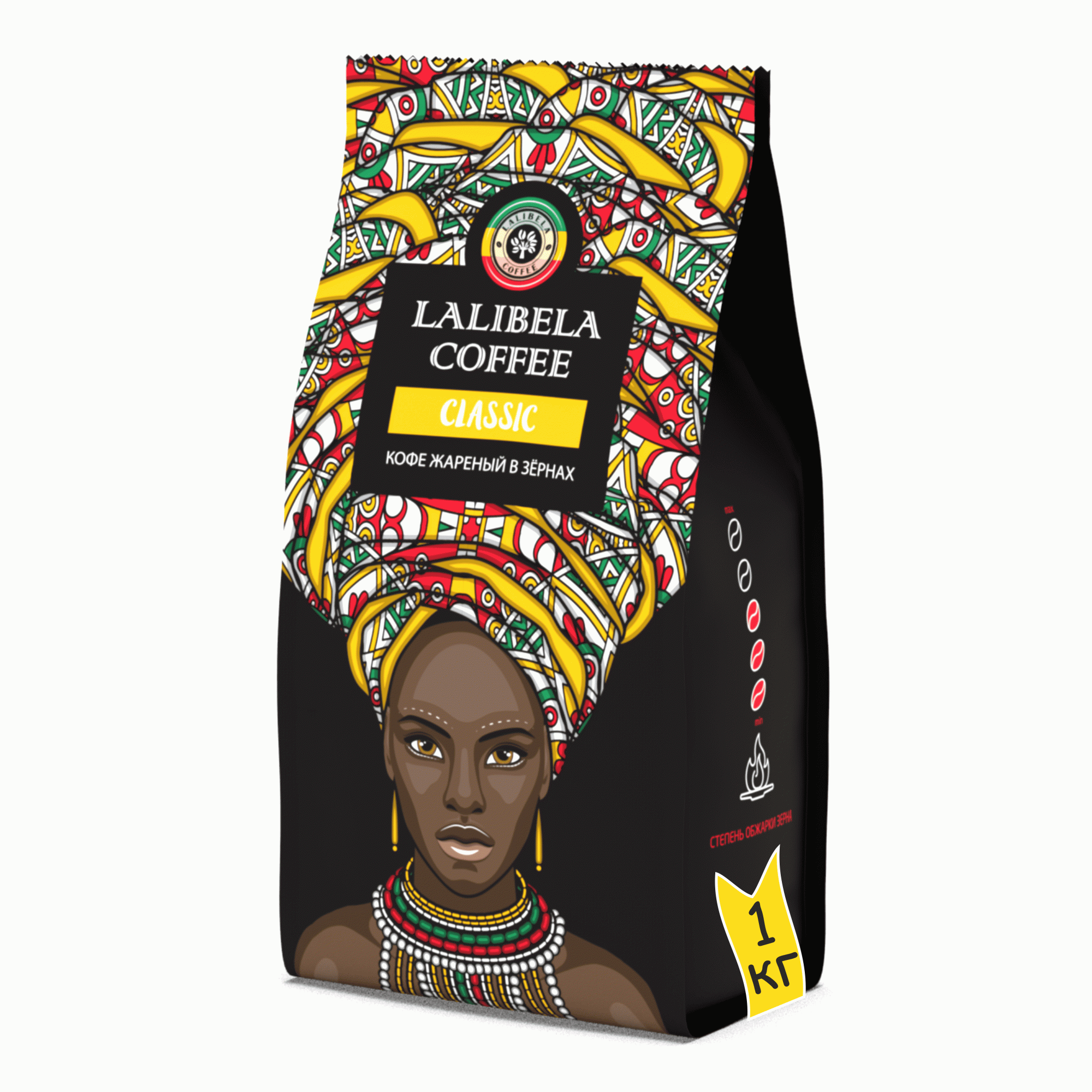 Купить кофе в зернах LALIBELA COFFEE Classic 1 кг, цены на Мегамаркет | Артикул: 600009962981