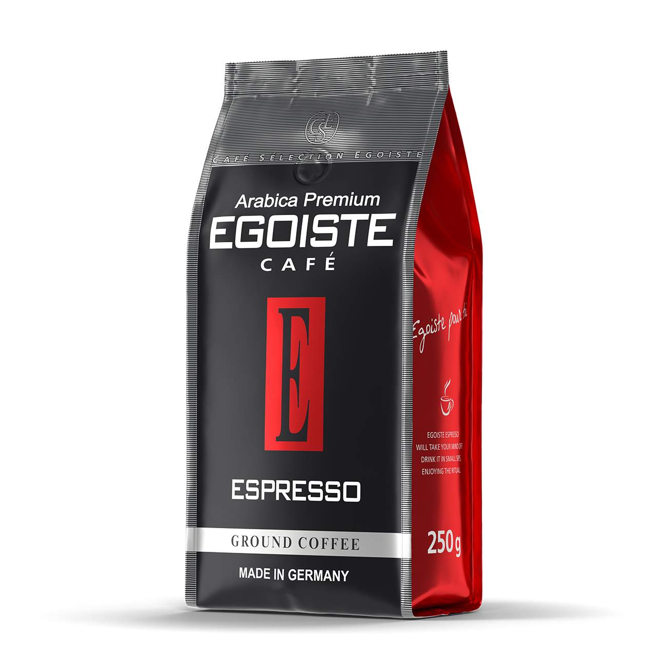 Купить кофе EGOISTE Espresso молотый, 250 г, цены на Мегамаркет | Артикул: 100023256521