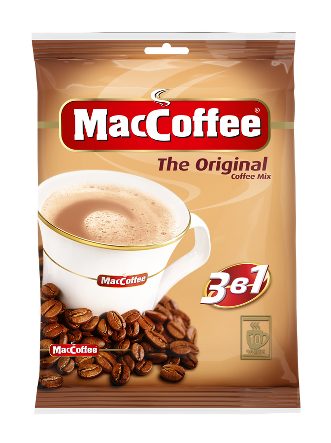 Купить кофейный напиток MacCoffee Original coffee mix 3в1 растворимый 20 г х 10 шт., цены в Москве на Мегамаркет | Артикул: 100023256545