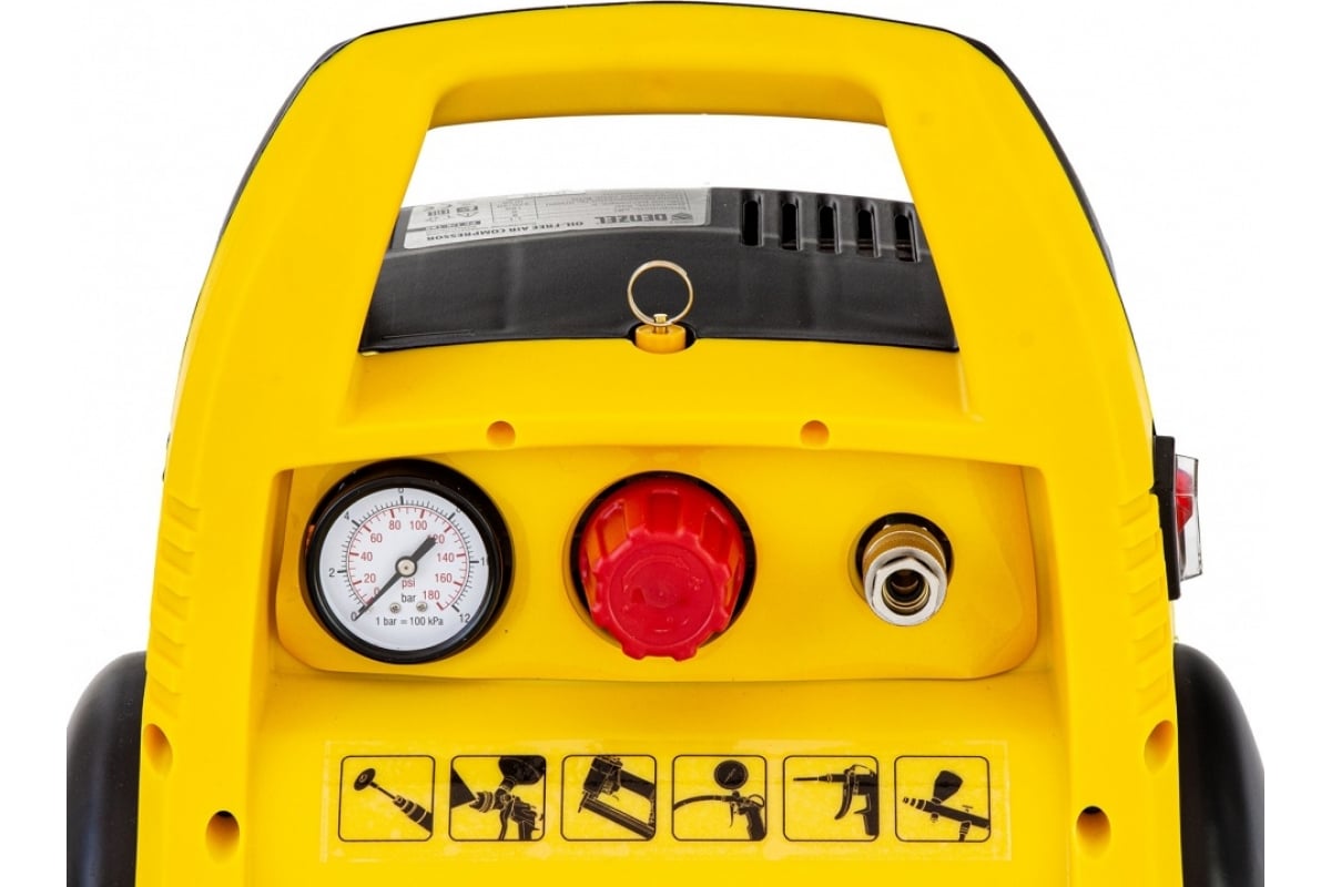 компрессор безмасляный 58057 denzel рс 1/6-180. 1 квт. воздушный безмасляный компрессор denzel рс 1 6-180, 1,1 квт, 180 л мин, 6 л 58057. компрессор воздушный безмасляный рс 1/6-180, 1,1 квт, 180 л/мин, 6 л// denzel. безмасляный компрессор denzel рс 1 6-180.