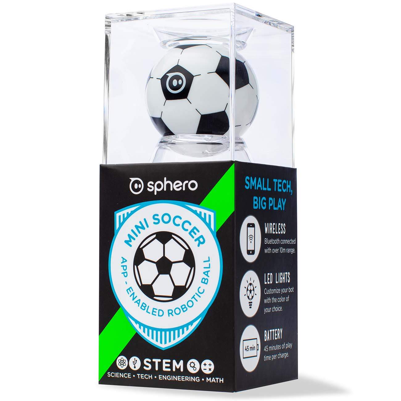 Беспроводной робо-шар Sphero mini soccer black/white